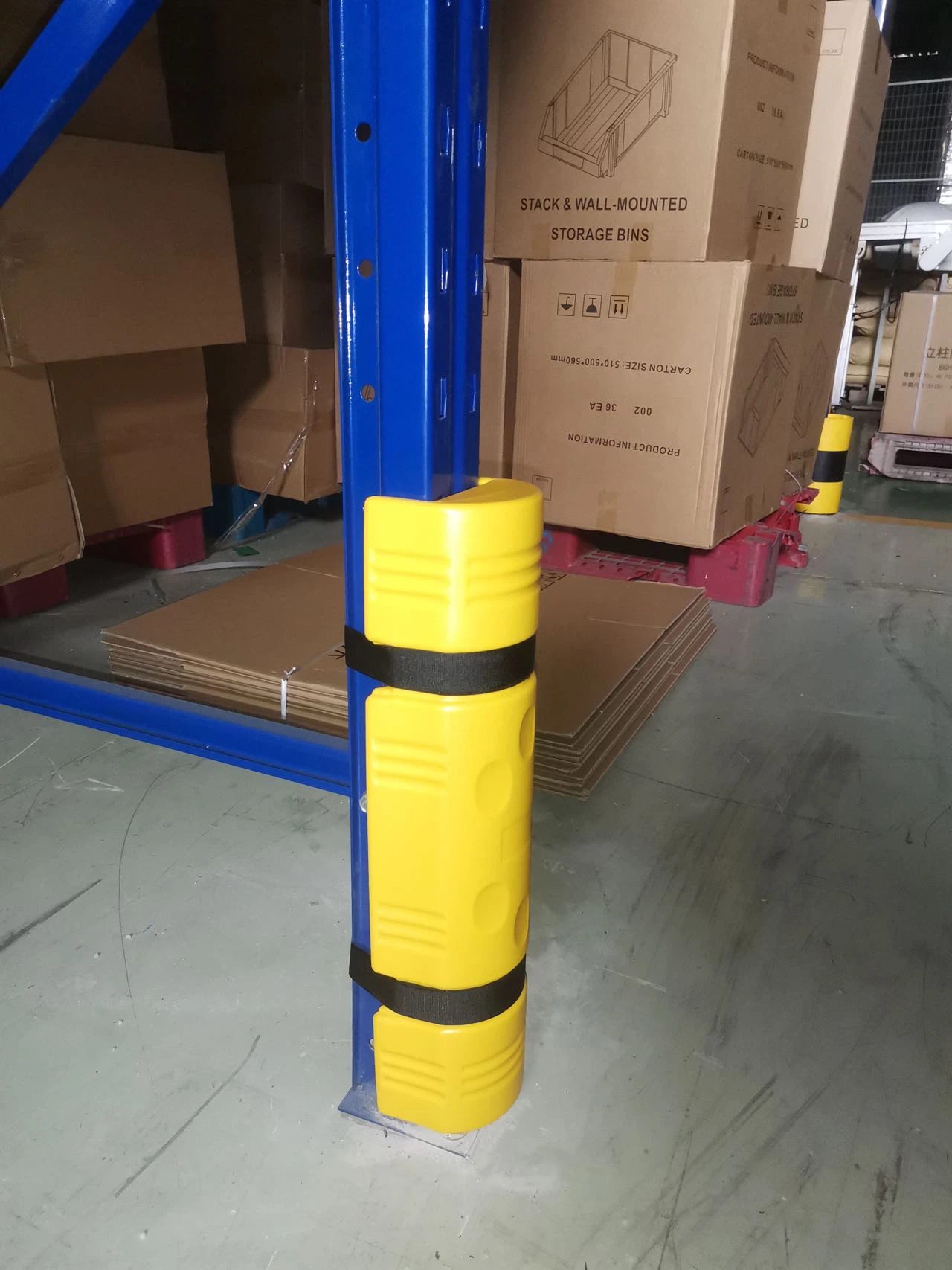 Raca Pailéad Trádstórais Cosaint Colún Garda Plaisteacha Solúbtha Protector Upright